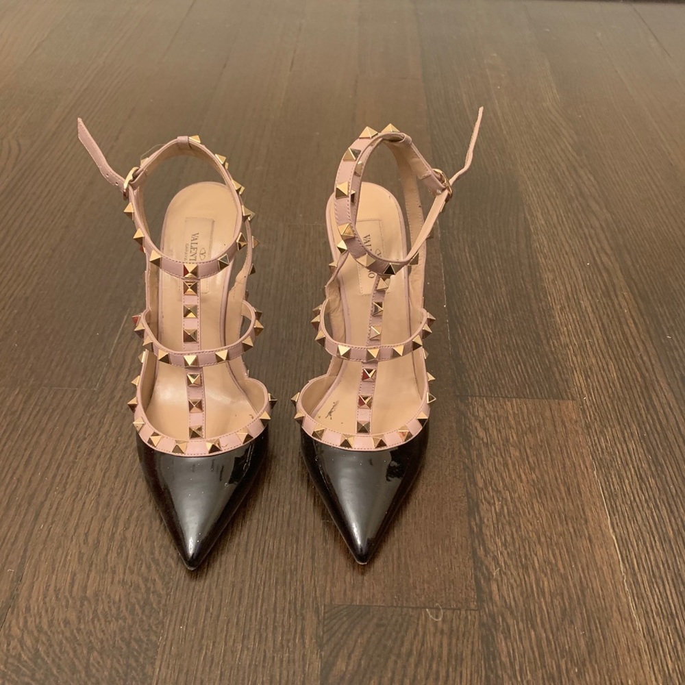 Valentino Rock Stud sling back
